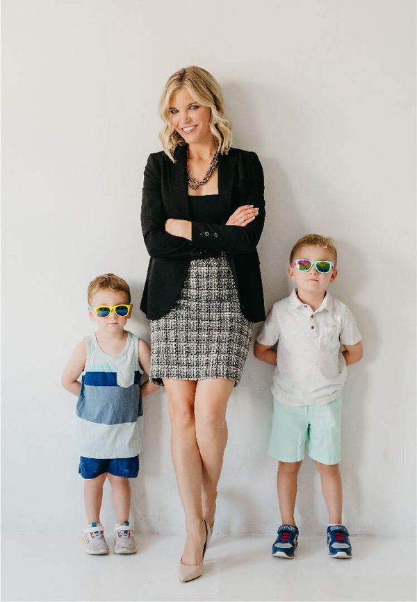 Angela Tait with her two sons